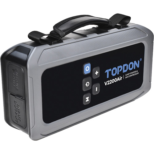 V2200Air 2-en-1: d&eacute;marreur de secours de 1200 A de pointe et gonfleur de pneus Equipment World