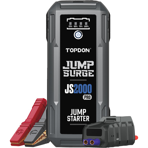 JumpSurge2000Pro 2500 Peak Amp Battery Jump Starter, Power Bank & Flashlight Equipment World
