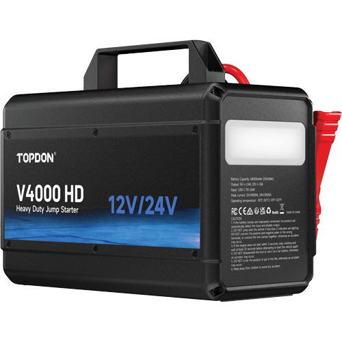 V4000 HD 12V/24V 4000A Jump Starter Equipment World