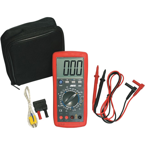 Deluxe Digital Multimeter with Amp Shutters Equipment World