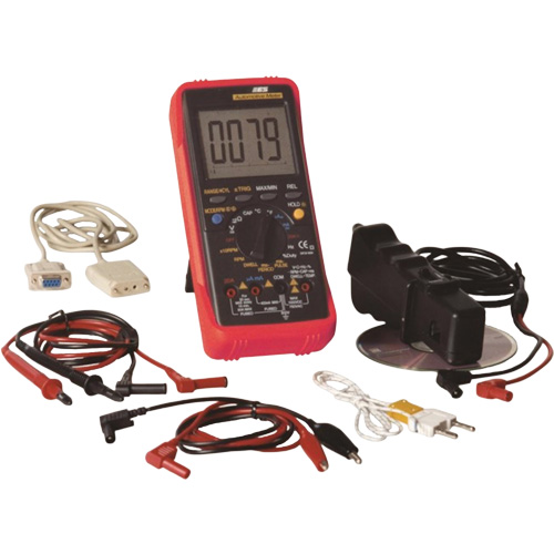 Pro Model Automotive Digital Multimeter W/PC Interface Equipment World