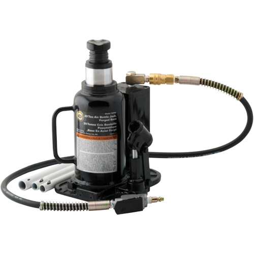 Cric-bouteille pneumatique, 20 tonne(s), Air comprim&eacute;/hydraulique, 18-3/4" Hauteur &eacute;lev&eacute;e Equipment World