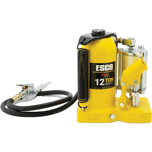 Pro Series Bottle Jack, 12 Ton(s), Air Hydraulic, 18-1/2" Raised Height Equipment World