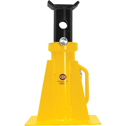 Support de v&eacute;rin &agrave; goupille, Tige verrouillable, Capacit&eacute; de 25 tonnes, 15-3/4" - 26-3/4" h Equipment World