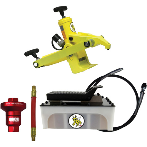 Ensemble de brise-talon de style combin&eacute; Yellow Jackit Equipment World