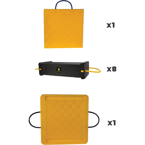10-Piece CribLok Composite Cribbing System Kit Equipment World