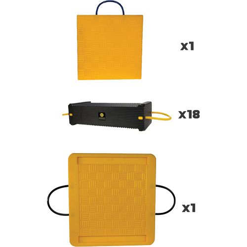 20-Piece CribLok Composite Cribbing System Kit Equipment World