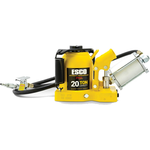 Pro Series “Shorty” Bottle Jack, 20 Ton(s), Air Hydraulic, 12-5/8" Raised Height Equipment World