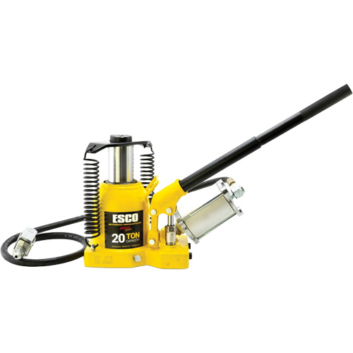 Pro Series “Shorty” Bottle Jack, 20 Ton(s), Air Hydraulic, 12-5/8" Raised Height Equipment World
