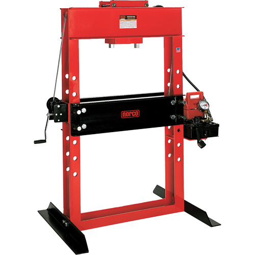 Electro/Hydraulic Pump Operated Shop Press, 50 tons Capacity Equipment World