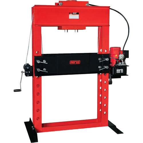 Electro / Hydraulic Pump Operated Shop Press, 100 tons Capacity Equipment World