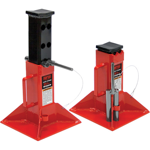 Jack Stand, Locking Pin, 25 tons Capacity, 12" - 20" H Equipment World