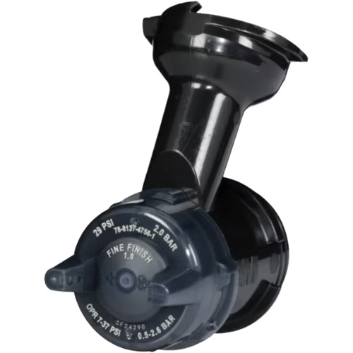 Performance Gravity Fine Finish Atomizing Head - Clear Equipment World