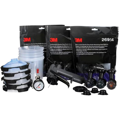 Performance Fine Finish Spray Gun System with PPS Cups, 13 CFM, 29 PSI Equipment World