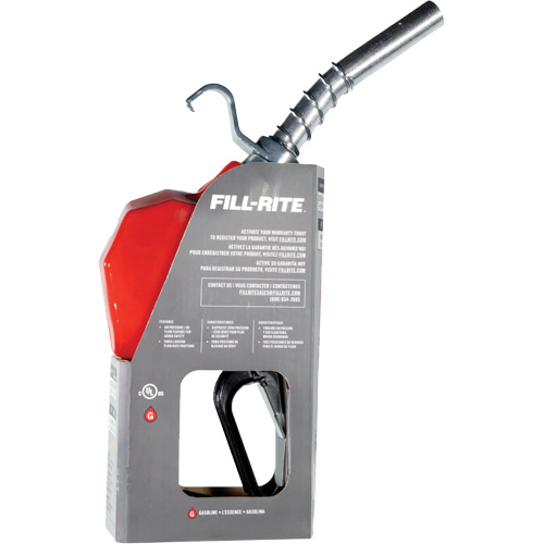 Red Automatic Gasoline Spout Nozzle Equipment World