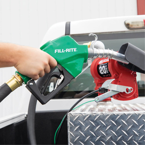 Green Automatic Diesel Spout Nozzle Equipment World