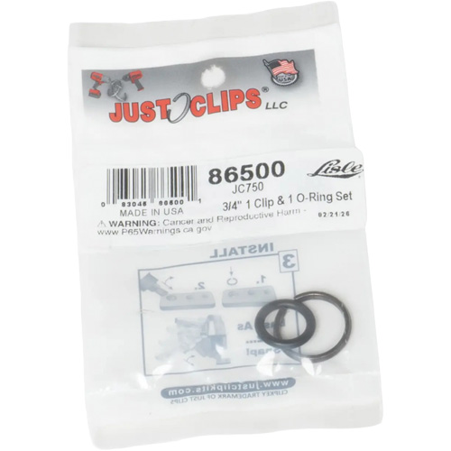 3/4" Clip & O-Ring Set Equipment World