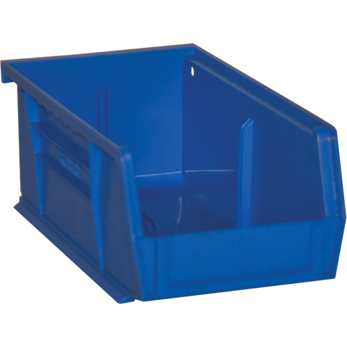 Hook-On Bins, 4" W x 3" H x 7" D, Blue, 10 lbs. Capacity Equipment World
