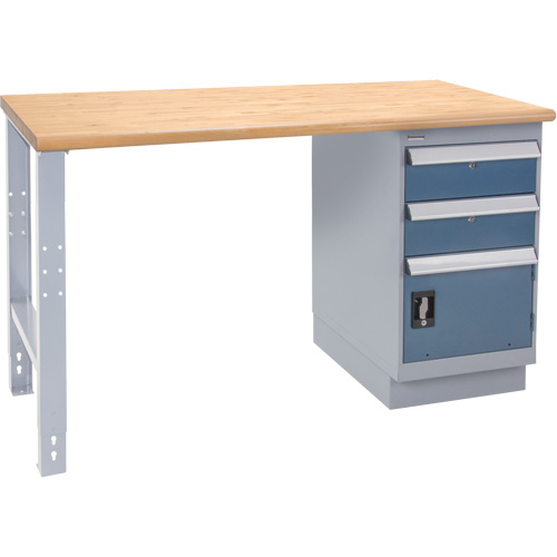 Industrial-Duty Workbench, Door w/ Drawer Combination, 1000 lbs Cap., 60" W x 36" D, 34" H Equipment World