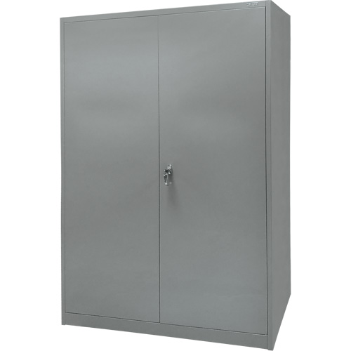 Armoire de rangement, Acier, 4 Tablettes, 78" h x 48" la x 24" P, Gris Equipment World