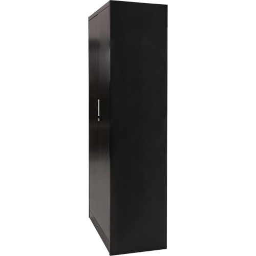 Combination Storage Cabinet, 36" W x 18" D x 72" H, Black Equipment World