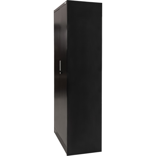 Armoire de rangement Hi-Boy, Acier, 4 Tablettes, 72" h x 36" la x 18" P, Noir Equipment World