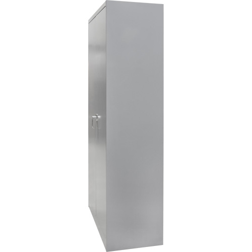 Armoire garde-robe, Acier, 36" la x 18" p x 72" h, Gris Equipment World