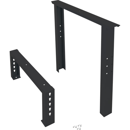 Industrial Duty Leg for Workbench, Steel, 30" D x 34" H, Single Equipment World
