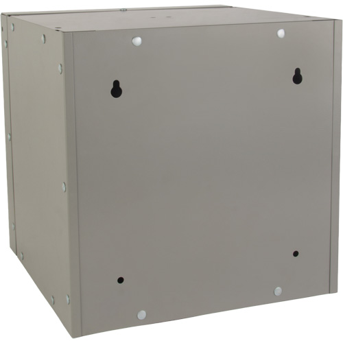 Stackable Cube Locker, 12" x 12" x 12", Steel, Grey, Knocked Down Equipment World