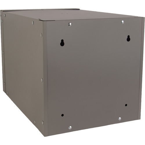Stackable Cube Locker, 12" x 18" x 12", Steel, Grey, Knocked Down Equipment World