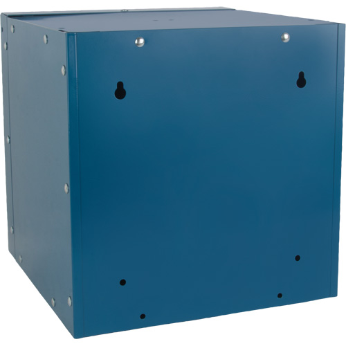 Stackable Cube Locker, 12" x 12" x 12", Steel, Blue, Knocked Down Equipment World