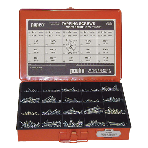 Pan Socket Tapping Screws Assortment Equipment World