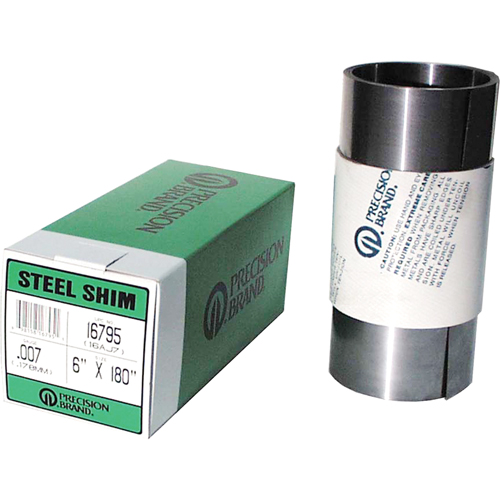 Shim Stock Rolls & Sheets, 0.001" Thickness, Steel Equipment World