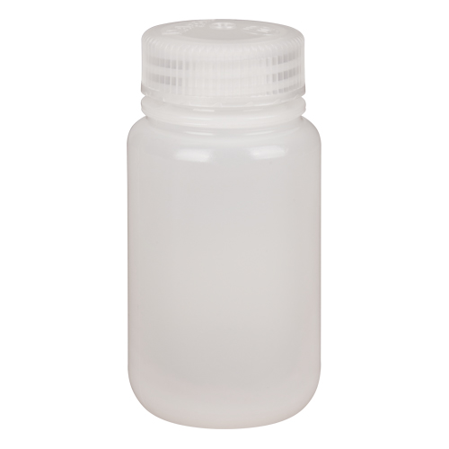 Bouteilles &agrave; large ouverture, Ronde, 4 oz, Plastique Equipment World