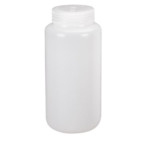 Wide-Mouth Bottles, Round, 8 oz., Plastic Equipment World