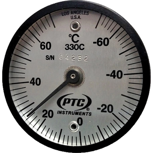 Magnetic Surface Thermometer, Contact, Analogue, -56.7-21.1°F (-70-70°C) Equipment World