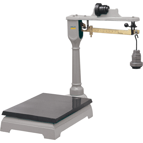 Mechanical Platform Beam Scales, 16" L x 12" W, 100 kg Capacity Equipment World