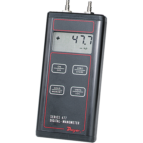Manometer, Digital, 0 - 10 PSID Equipment World
