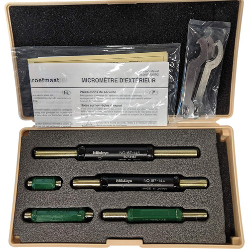5-Piece Micrometer Pin Setting Standard Set Equipment World