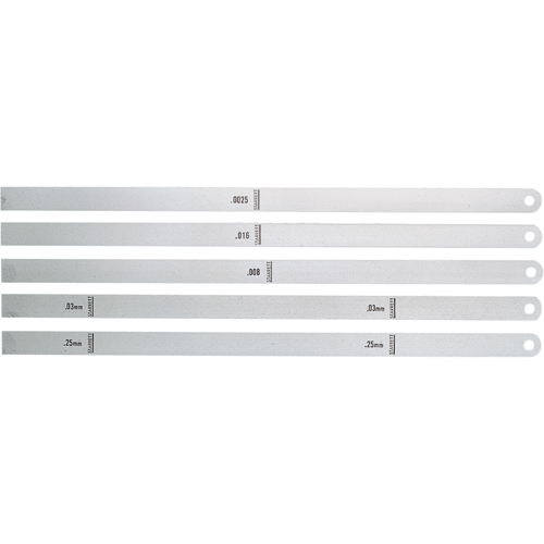 Thickness Gauges or "Feeler" Stock Equipment World