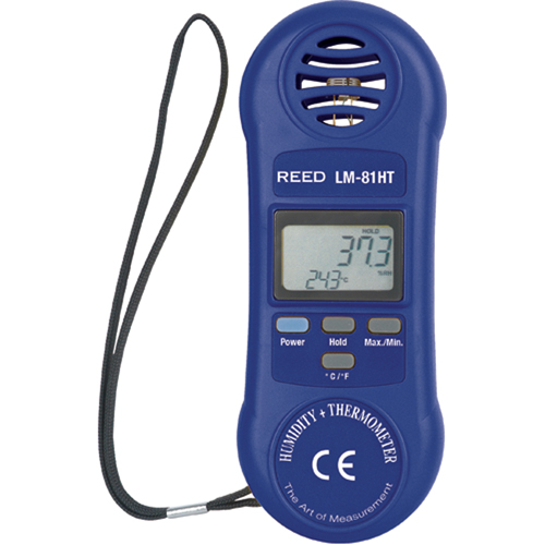 Thermo-Hygrometer, 10% - 95% RH, 32° - 122° F ( 0° - 50°C ) Equipment World