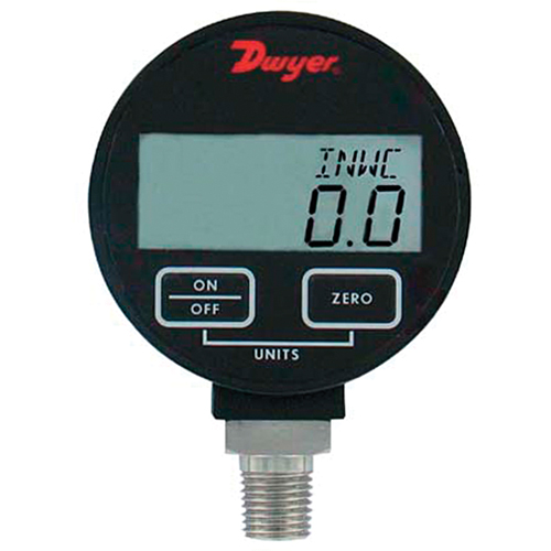 Pressure Gauge, 2-31/50" , 100 psi, Bottom Mount, Digital Equipment World