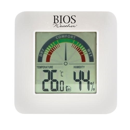Indoor Hygrometers with BIOS Comfort Scale, Contact, Digital, -58-158°F (-50-70°C) Equipment World