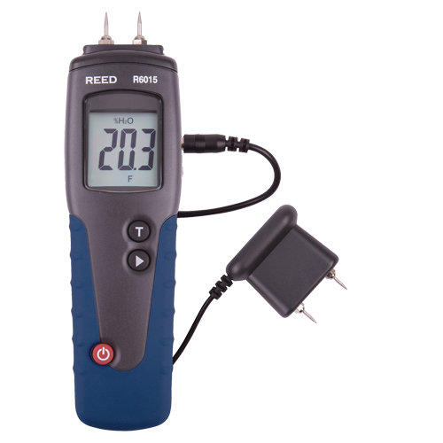 Wood Moisture Meter, 6 - 99.9% Moisture Range, 32°- 104°F (0°- 40°C) Temperature Range Equipment World