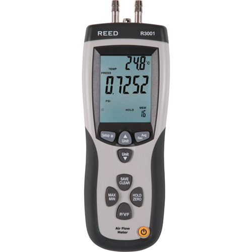 Micromanometer with ISO Certificate, Digital, 0 - 0.752 PSI Equipment World