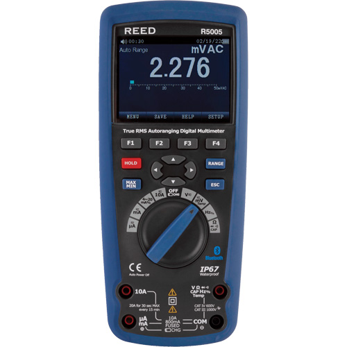 True RMS Industrial Multimeter, AC/DC Voltage, AC/DC Current Equipment World