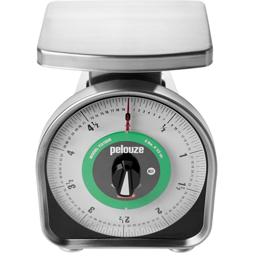 Balance m&eacute;canique &agrave; mesurer les portions Pelouze, Capacit&eacute; 5 lb / 2,3 kg, Graduations 10 g / 0,5 oz Equipment World