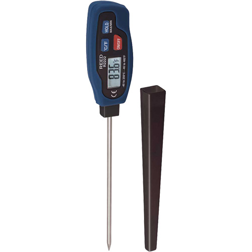 R2222 Stem Thermometer, Contact, Digital, -40-482°F (-40-250°C) Equipment World