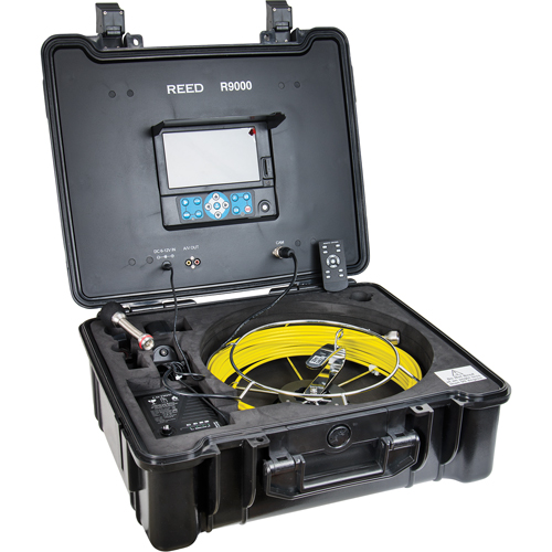 Pipe Video Inspection System, 7" Display, 23 mm (0.9") Camera Head Equipment World