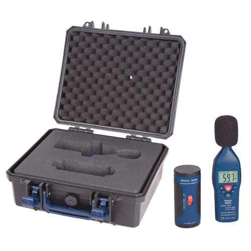 Sound Level Meter and Calibrator Kit, 30 - 130 dB Measuring Range Equipment World
